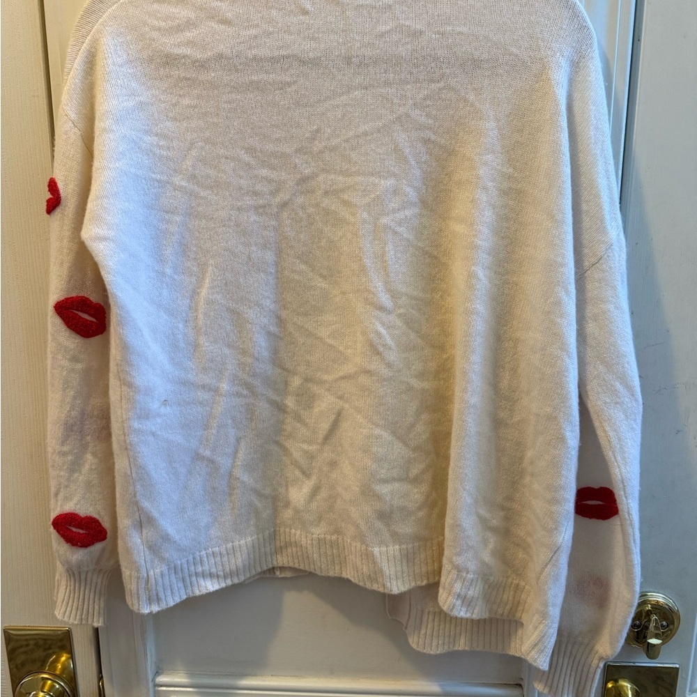 27 Miles 100% Cashmere Valentines Cardigan - Picture 7 of 9